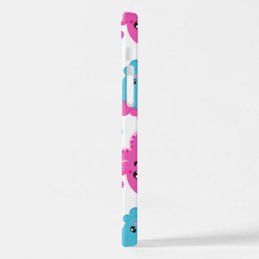 Octopus Pattern, Cute Octopus, Zee Animals iPhone Hoesje (Linkerkant)