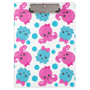 Octopus Pattern, Cute Octopus, Zee Animals Klembord