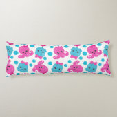 Octopus Pattern, Cute Octopus, Zee Animals Lichaamskussen (Achterkant)