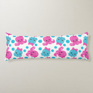 Octopus Pattern, Cute Octopus, Zee Animals Lichaamskussen