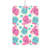 Octopus Pattern, Cute Octopus, Zee Animals Luchtverfrisser (Voorkant)