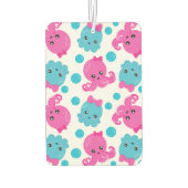 Octopus Pattern, Cute Octopus, Zee Animals Luchtverfrisser (Achterkant)