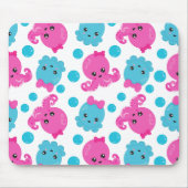 Octopus Pattern, Cute Octopus, Zee Animals Muismat (Voorkant)
