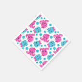 Octopus Pattern, Cute Octopus, Zee Animals Servet (Hoek)