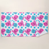 Octopus Pattern, Cute Octopus, Zee Animals Strandlaken (Voorkant)