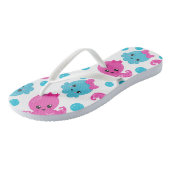 Octopus Pattern, Cute Octopus, Zee Animals Teenslippers (Schuin)