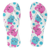 Octopus Pattern, Cute Octopus, Zee Animals Teenslippers (Voetbed)