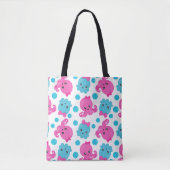 Octopus Pattern, Cute Octopus, Zee Animals Tote Bag (Voorkant)