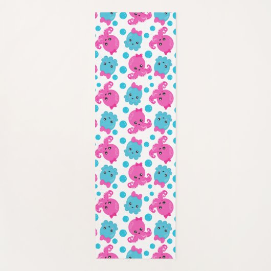 Octopus Pattern, Cute Octopus, Zee Animals Yogamat (Voorkant)