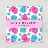 Octopus Pattern, Kinder Play Center, Activity Cent Vierkante Visitekaartje (Voorkant)