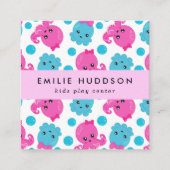 Octopus Pattern, Kinder Play Center, Activity Cent Vierkante Visitekaartje (Voorkant)