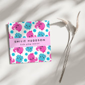 Octopus Pattern, Kinder Play Center, Activity Cent Vierkante Visitekaartje