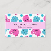 Octopus Pattern, Kinder Play Center, Activity Cent Visitekaartje (Voorkant)