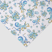 Octopus Pattern Tissuepapier (Detail)