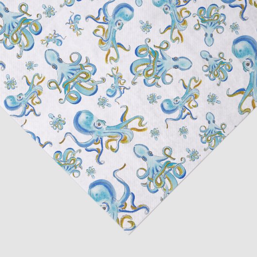 Octopus Pattern Tissuepapier (Detail)
