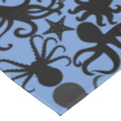 Octopus Pattern.w Blue BG Tafelkleed (Gekanteld)
