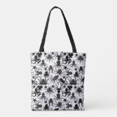 Octopus Pattern.w Geen BG Tote Bag (Achterkant)