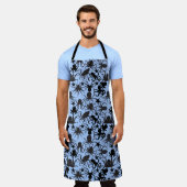 Octopus Pattern.w LBlue BG Schort (Gedragen)