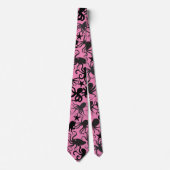 Octopus Pattern.w Pink BG Stropdas (Voorkant)