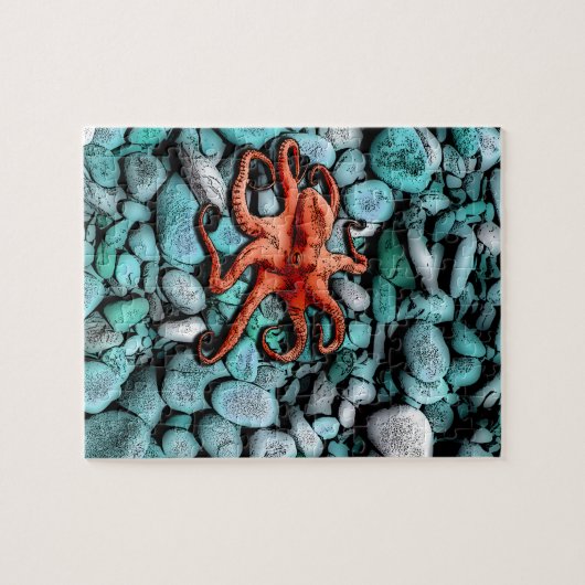 Octopus Pebbles Legpuzzel (Horizontaal)