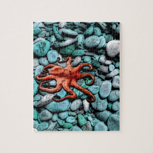 Octopus Pebbles Legpuzzel (Verticaal)