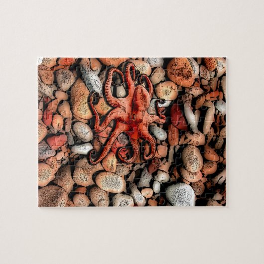 Octopus Pebbles Legpuzzel (Horizontaal)