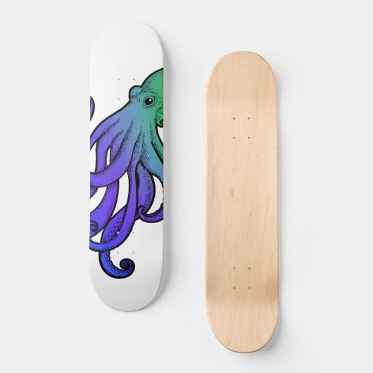 Octopus Persoonlijk Skateboard (Voorkant)