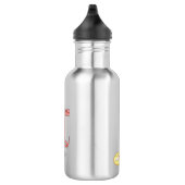 Octopus Pi Day Funny Cartoon Waterfles (Rechts)