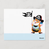 octopus pirate briefkaart (Achterkant)