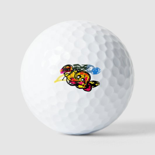 Octopus plezier golfballen (Voorkant)