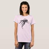 OCTOPUS POLYNESISCH STAMMENBLOK T-SHIRT (Voorkant volledig)