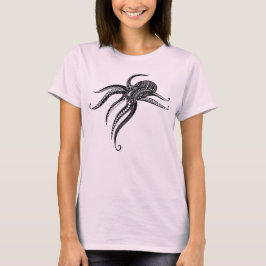 OCTOPUS POLYNESISCH STAMMENBLOK T-SHIRT