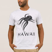 OCTOPUS POLYNESISCHE STAM HAWAII Blauw T-shirt (Voorkant)