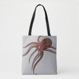 OCTOPUS POLYNESISCHE STAM HAWAII EILANDEN TOTE BAG