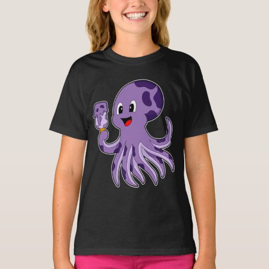 Octopus popsicle t-shirt (Voorkant)
