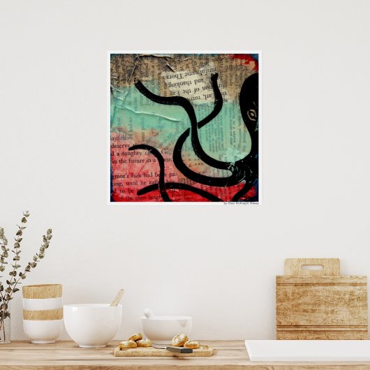 Octopus Poster (Keuken)