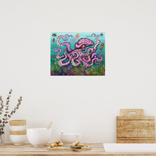 Octopus Poster (Keuken)