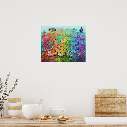 Octopus Poster (Keuken)