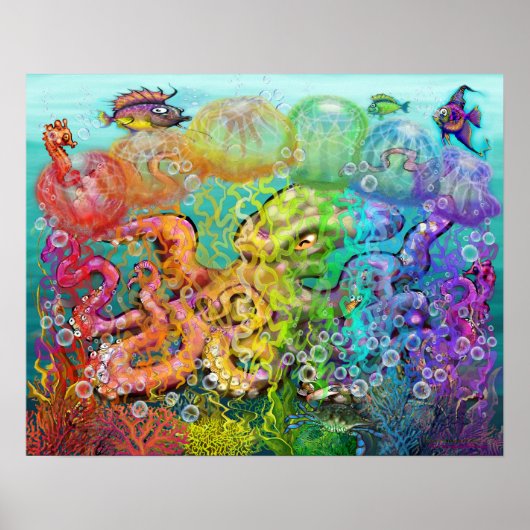 Octopus Poster (Voorkant)
