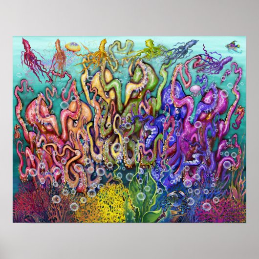 Octopus Poster (Voorkant)