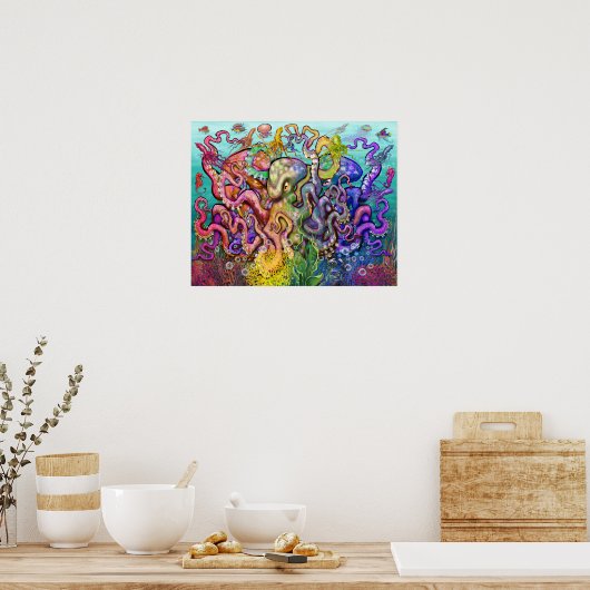 Octopus Poster (Keuken)