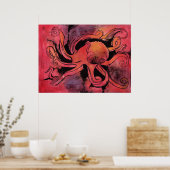 Octopus Poster (Keuken)