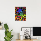 Octopus Poster (Thuiskantoor)