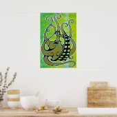 octopus poster (Keuken)
