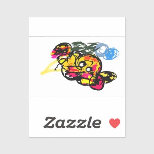 Octopus pret sticker (Vel)