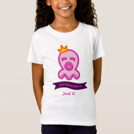 Octopus Prinses Verjaardagsviering Personaliseren T-shirt