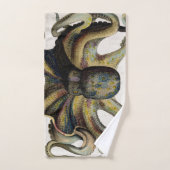 Octopus Print Bathroom Towel Set Bad Handdoek (Handdoek)
