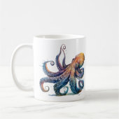 Octopus Print Koffie Mok (Links)