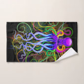Octopus Psychedelic Luminescence Bad Handdoek (Handdoek)