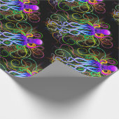 Octopus Psychedelic Luminescence Cadeaupapier (Hoek)
